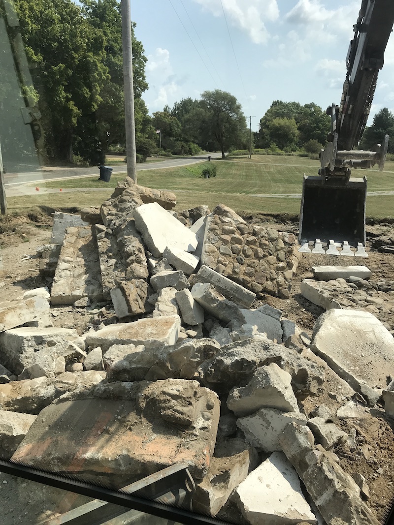 Concrete breaking and removal service North Texas