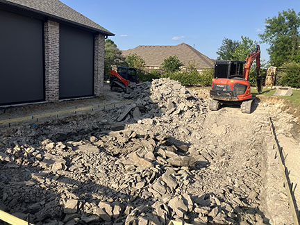 Rock Demolition Dallas Fort Worth
